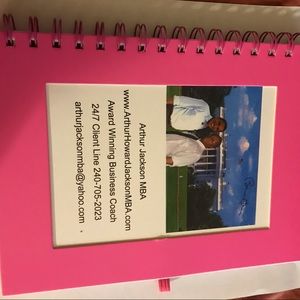 Note Books inside blank note sheets.